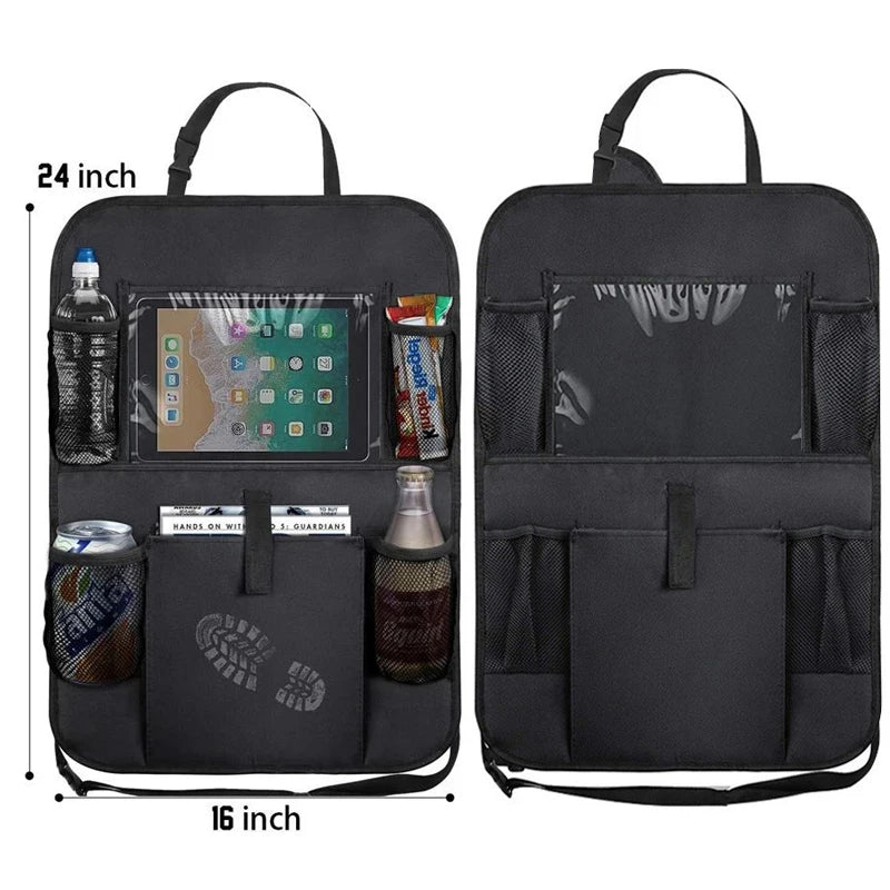 Support de tablette pour siège arrière de voiture avec écran tactile, pocommuniste de rangement automatiques, housse de protection, accessoires de voiture