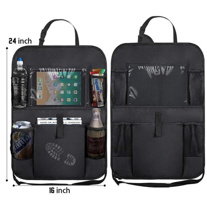 Support de tablette pour siège arrière de voiture avec écran tactile, pocommuniste de rangement automatiques, housse de protection, accessoires de voiture