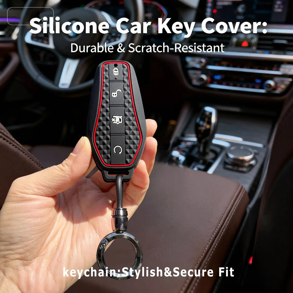 Pour BYD Sealion 7 Seal Song Plus Dolphin King Atto 3 Qin Plus Tang Destroyer E7 – Housse de clé de voiture, coque de protection, porte-clés, étui pour télécommande