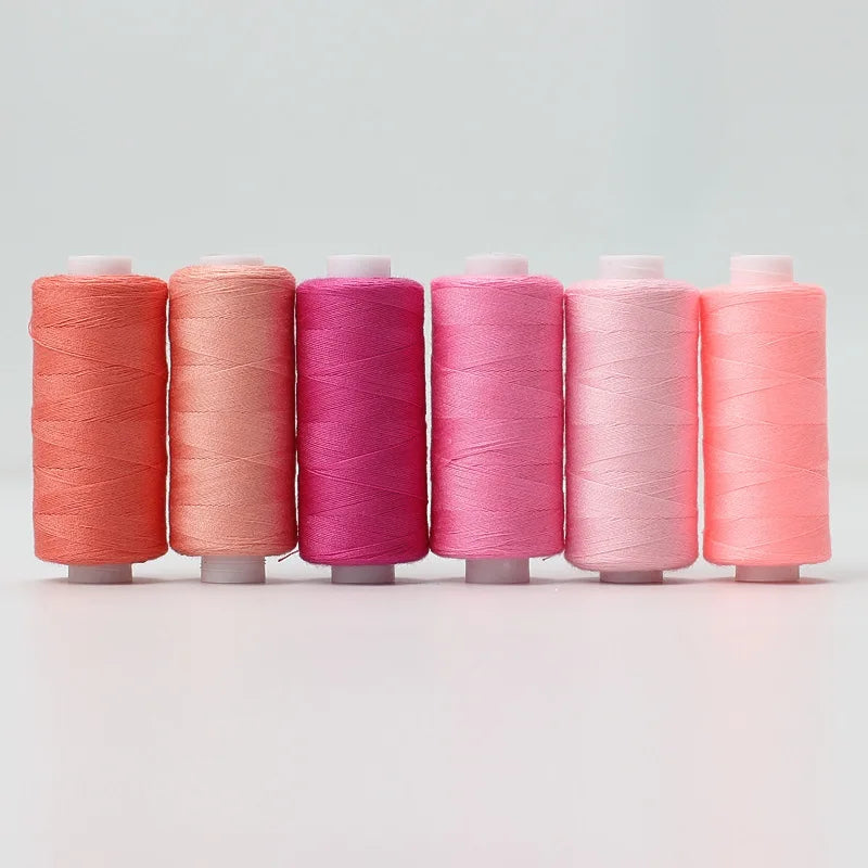 Nouvelles fils à coudre 42 couleurs fils de Polyester pour la couture à la main ou à la Machine couture à la main Machine à broder Quilting et artisanat