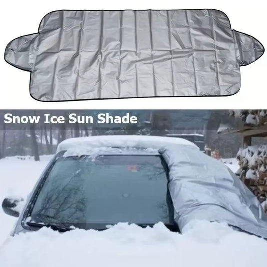 Housse universelle contre la neige pour pare-brise de voiture, protection contre la pluie et le soleil pour la plupart des voitures et les SUV, 1 bouclier de pare-brise automobile