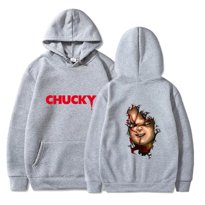 Film d'horreur jouer Chucky sweats à capuche Harajuku Hip Hop Streetwear hommes femmes automne hiver sweat à capuche hauts pullover