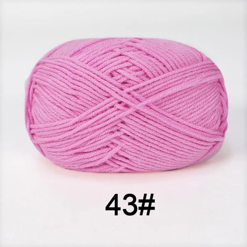 Nouveau 5 pièces couleurs mélangées fil lait coton fil combinaison Crochet tricot fil ensemble pour à la main bricolage artisanat pull écharpe tricot