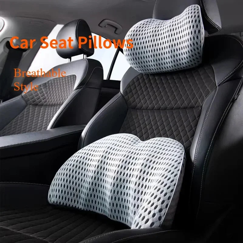 Oreillers de siège de voiture tout-terrain, soutien lombaire, taille basse, protection du dos, coussin en polymères, intérieur, 4x4, accessoires automobiles, universels