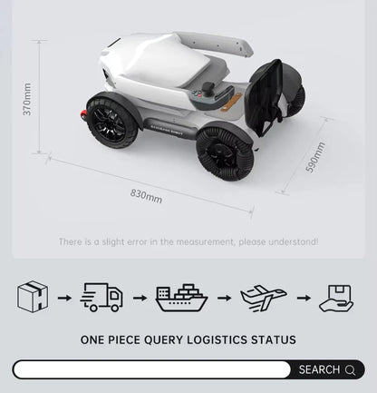Fauteuil roulant électrique tout terrain pliant automatique Intelligent avec batterie amovible fauteuil roulant de contrôle sans fil pour le