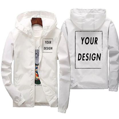 2025 printemps et automne hommes coupe-vent à capuche jachère veste voyage Camp Out escalade fermeture éclair hommes coupe-vent veste