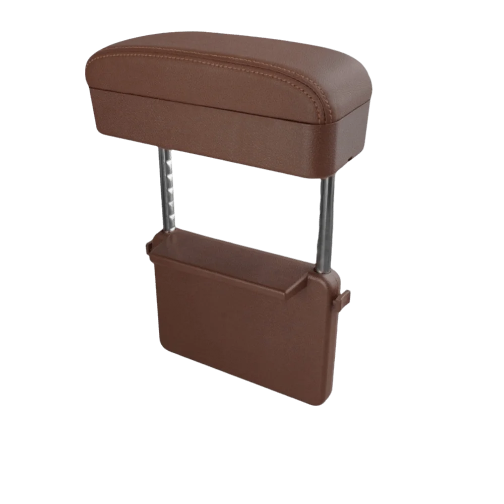 Organisateur de rangement pour console centrale à hauteur réglable, mécanisme de levage, conception à pince, boîte de rangement latérale pour siège, rangement multifonctionnel
