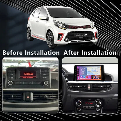 QSZN pour KIA Picanto Morning 3 JA 2018 - 2019 Android 13 autoradio lecteur vidéo multimédia CarPlay Auto 4G GPS Navigation stéréo