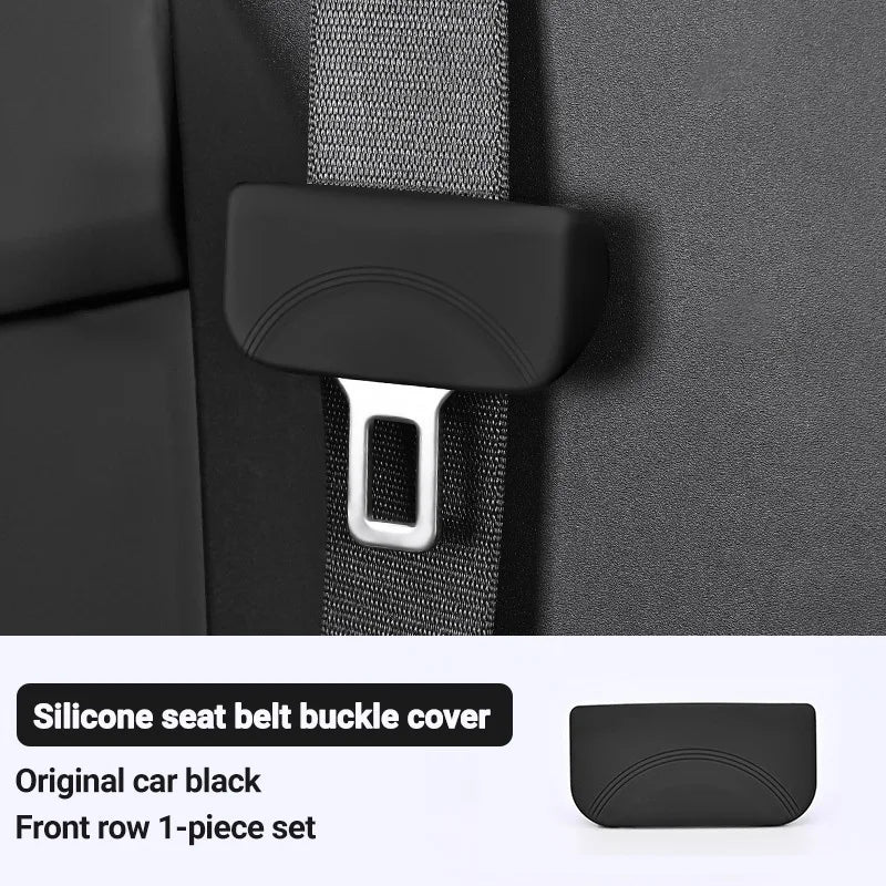 Housse de protection universelle pour prise de ceinture de sécurité de voiture, en Silicone, anti-rayures, étui de protection pour bouton