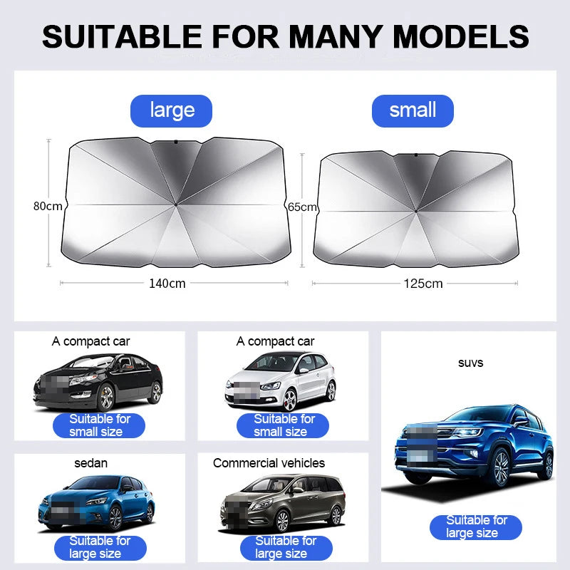 Pare-soleil de pare-brise de voiture avec rotation à 360 °, poignée pliable, pare-soleil de fenêtre avant, protection UV, accessoires de voiture, le plus récent