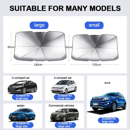 Pare-soleil de pare-brise de voiture avec rotation à 360 °, poignée pliable, pare-soleil de fenêtre avant, protection UV, accessoires de voiture, le plus récent