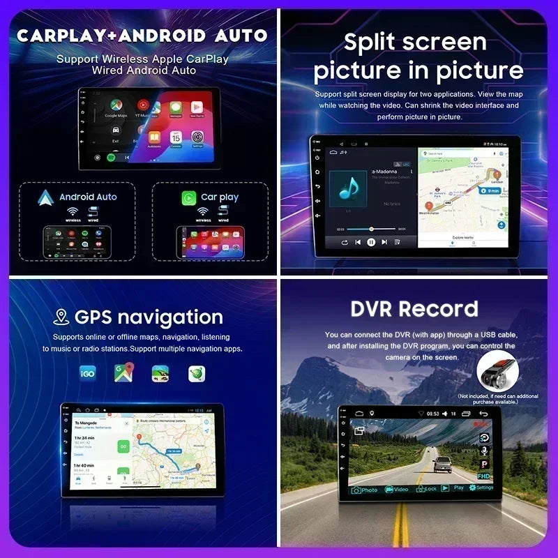 QSZN pour Renault Clio2 BB CB MK2 2001 - 2006 Android 13 autoradio lecteur vidéo multimédia CarPlay Auto 4G unité principale Navigation