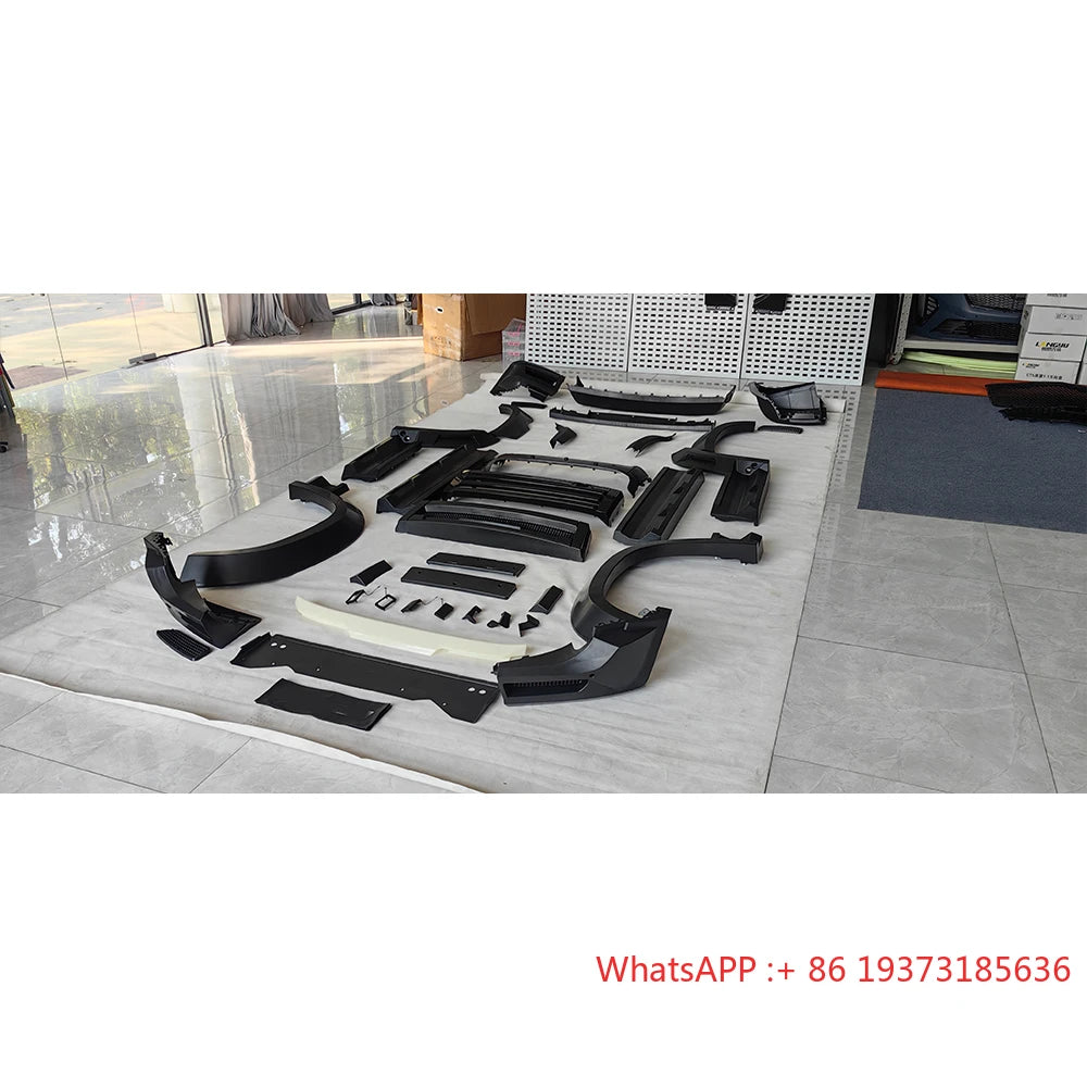 طقم هيكل دفاعي بتصميم LM، مطور، طقم تحويل هيكل السيارة، طقم هيكل عريض لاند روفر ديفندر 110 2020