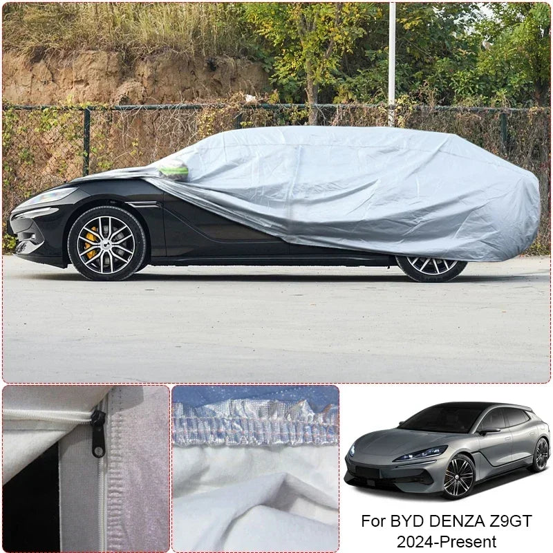 Housse épaisse Anti-pluie et neige pour voiture, accessoires imperméables pour BYD DENZA B5 B8 B9 D9 N7 N9 SUPER 3 Z9 Z9GT YANGWANG U7 U8 2023 – 2023