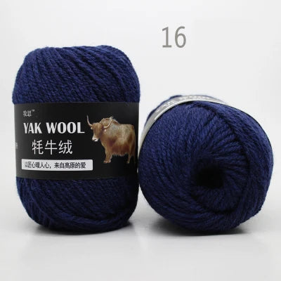 Fil épais de laine de cachemire Yak pour tricoter, écharpe de pull au Crochet, fil de laine mélangée mérinos tricoté de haute qualité