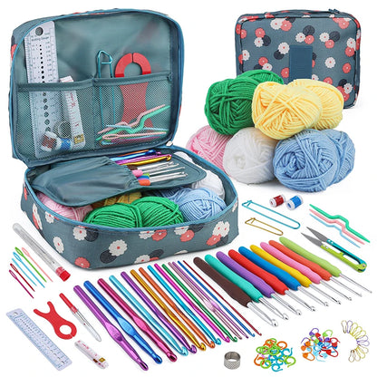 KRABALL – ensemble de crochets à tricoter, outil de couture à usage domestique, bricolage artisanal, marqueurs de tricot au Crochet, aiguilles, outils, accessoires de tissage avec sac