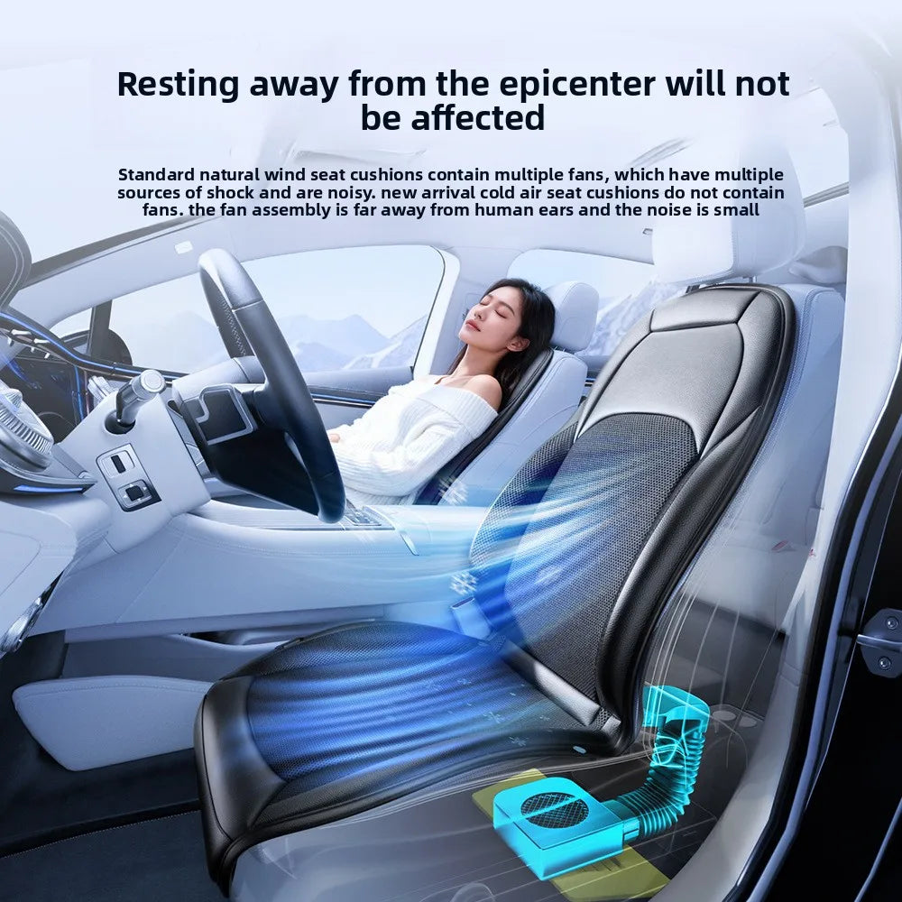 Coussin de siège auto été 2026, tapis rafraîchissant ventilé en soie glacée pour berlines et SUV, accessoires intérieurs