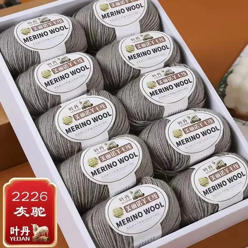 Fil de laine doux à 3 plis, 500 g/ensemble, pour crochets, chapeau d'hiver, pull, écharpe, châle, manteau, Cardigan, bricolage, confortable, chaud et moelleux, fil rouge pour bébé