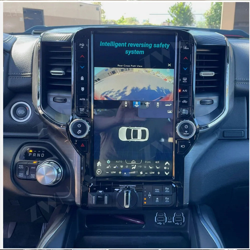 Autoradio Android 14 Carplay, écran tactile HD 13.6 pouces, pour Dodge Ram 1500 2500 2019 – 2021, Navigation GPS, lecteur multimédia de voiture