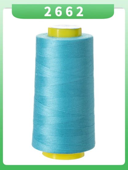 Fil à coudre ultra-fin 602-fil en polyester semblable à la soie à grande vitesse 60s/2 5000m, pour machine à broder et travaux d'aiguille délicats