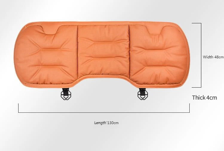 Housse de siège de voiture universelle en cuir, housse de coussin de taille pour siège de voiture, quatre saisons, coussin de Protection pour sièges intérieurs automobiles, accessoire de voiture