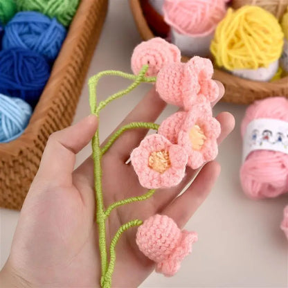 Ensemble de 12 couleurs de Fibers acryliques, fil de laine à tricoter, Lanas teints pour l'artisanat au Crochet, pull, chapeau, poupées à bas prix