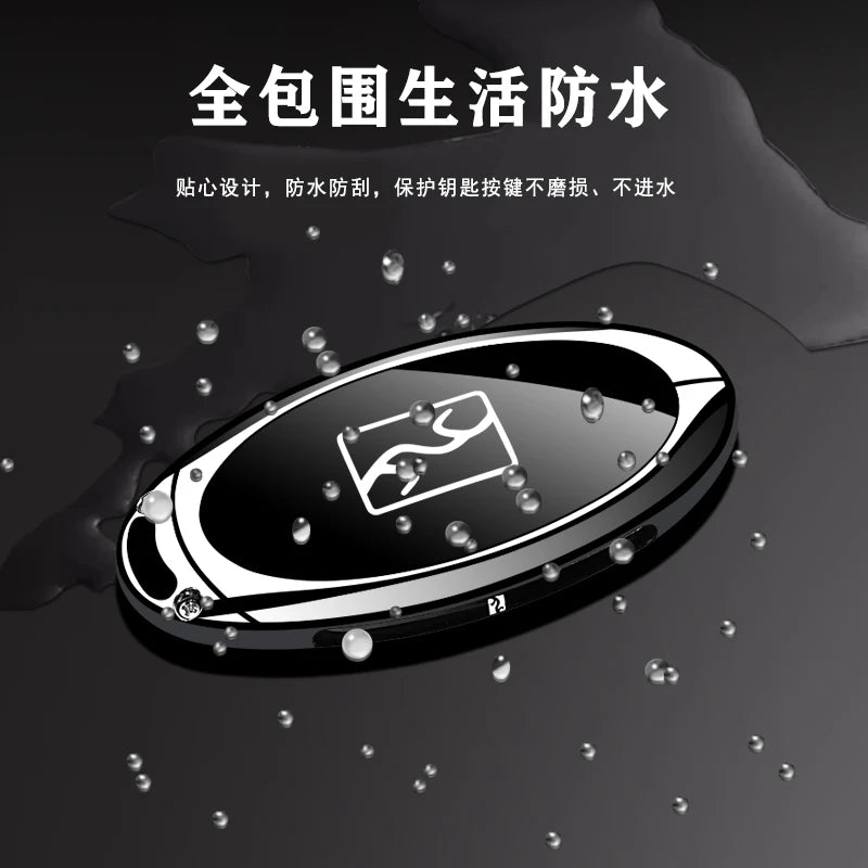 Housse de clé en métal de qualité supérieure pour BYD Yangwang U8/U9, étui de luxe à Protection complète pour clé de voiture, accessoires d'intérieur de voiture