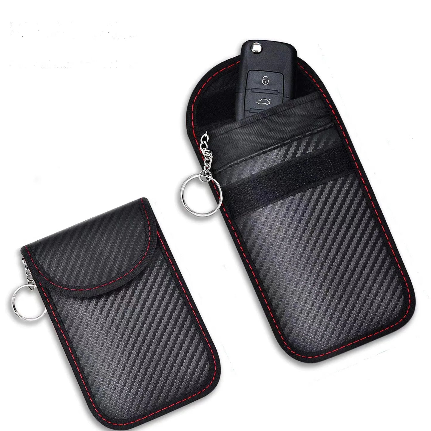 Boîte de protection du Signal de clé de voiture, Cage Faraday, paquet de télécommande, paquet de blindage Rfid sans clé, accessoires de voiture, 1