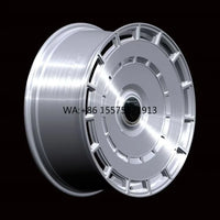 Jantes en alliage forgé R22 22 pouces 5X108 Forgiato pour SUV, argent brossé, pour Lynk&Co 900 Audi Q7 Lexus Lx600 Gmc Mecsedes G63