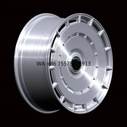 Jantes en alliage forgé R22 22 pouces 5X108 Forgiato pour SUV, argent brossé, pour Lynk&Co 900 Audi Q7 Lexus Lx600 Gmc Mecsedes G63