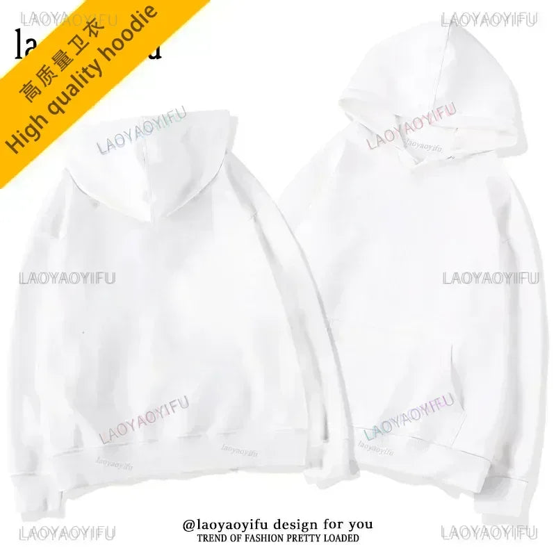 2025 sweat à capuche en coton de haute qualité femmes hommes classique personnalisé personnalité sweat décontracté mode Hipster Hip-hop à capuche