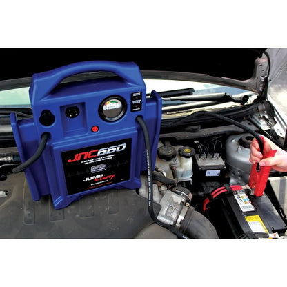 Démarreur de saut professionnel Clore Jump-N-Carry JNC660 - 1700 amplificateurs de pointe, alimentation portable 12 V pour démarrage fiable des véhicules
