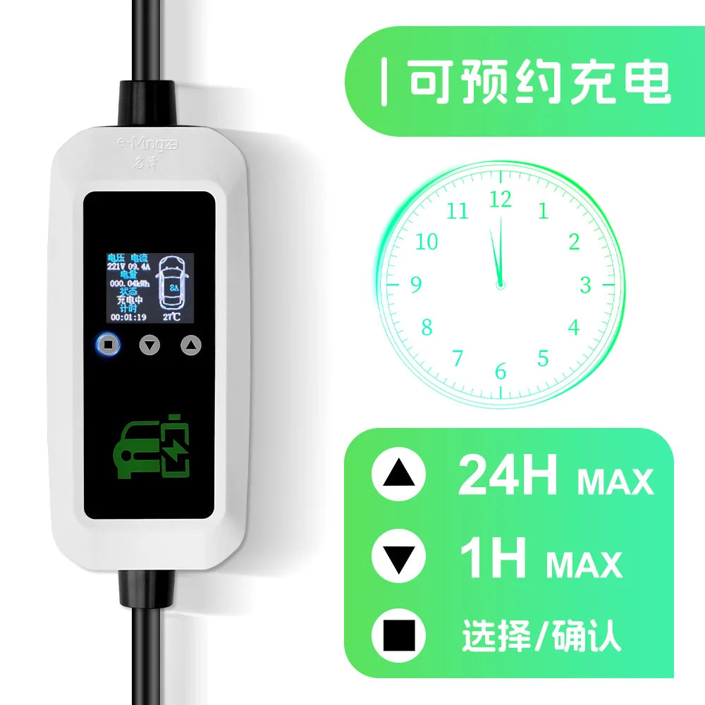 Pistolet de charge de haute qualité, standard européen type 2, chargeur EV 7kw, pile de chargement de voiture portable, nouvelle pistolet de charge d'énergie