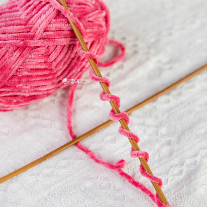 Fil à tricoter 100g, fil de glace douce, fil de coton tricoté à la main pour écharpe, Crochet de bricolage tricoté à la main