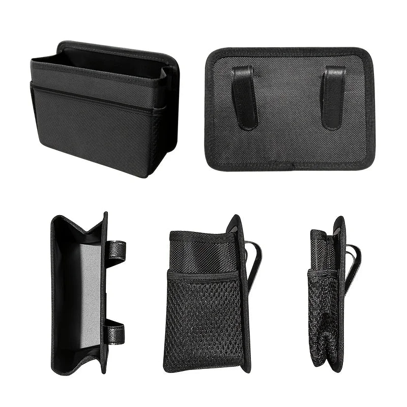 Boîte de rangement suspendue latérale de porte, poubelle de voiture, boîte de rangement de siège de voiture, sac de rangement arrière de voiture, accessoires de produits d'intérieur de voiture
