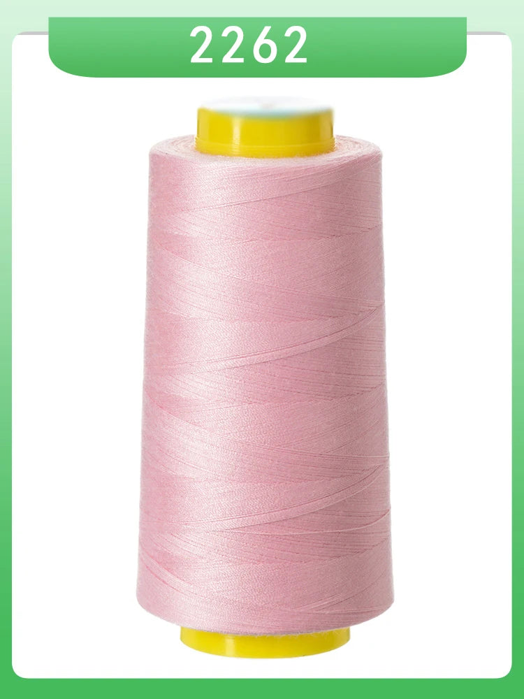 Fil à coudre ultra-fin 602-fil en polyester semblable à la soie à grande vitesse 60s/2 5000m, pour machine à broder et travaux d'aiguille délicats