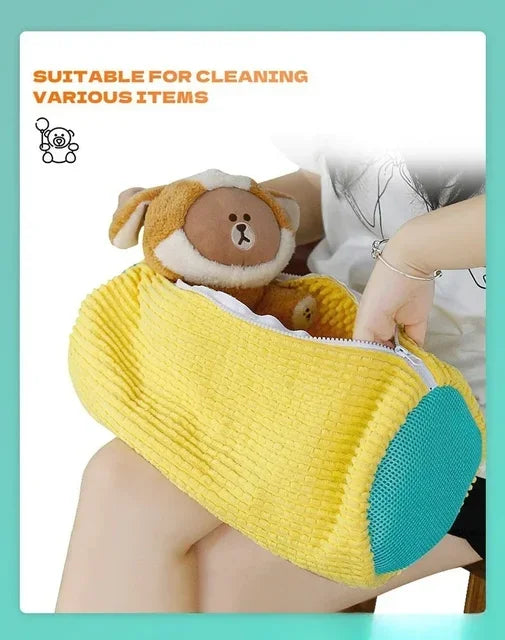 2/1 pièces sac de lavage de chaussures Machine à laver sacs à linge avec fermeture à glissière chaussures sacs de nettoyage chaussures blanchisserie Fibers moelleuses Sneaker