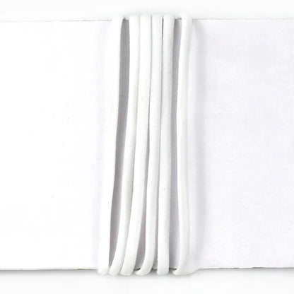 Bande élastique 5/10/20M 3/5mm, noyau d'huile, corde en Nylon pour attaches de cheveux, sangle de masque, bande extensible, soutien-gorge, chaussures, bandes en caoutchouc, accessoires de couture
