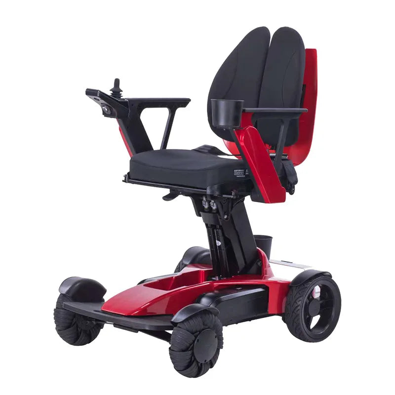 30km usine offre directement 2025 nouveau Design 250W moteur sans brosse fauteuil roulant pliant électrique avec roue omnidirectionnelle Mecanum
