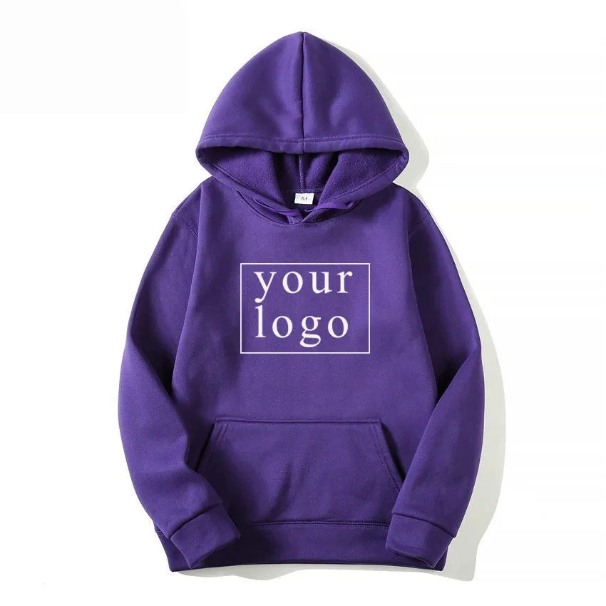 Votre propre Design marque Logo/image personnalisée partout hommes femmes sweat à capuche bricolage sweat à capuche décontracté à la mode nouveau