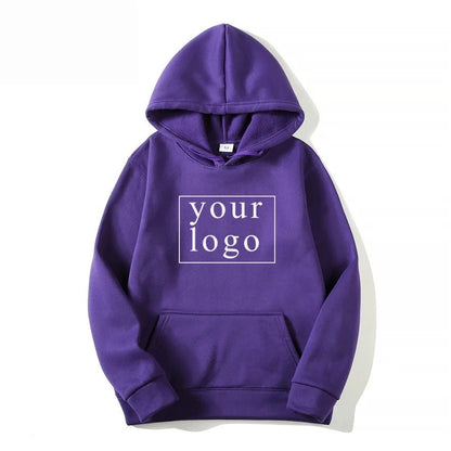 Votre propre Design marque Logo/image personnalisée partout hommes femmes sweat à capuche bricolage sweat à capuche décontracté à la mode nouveau