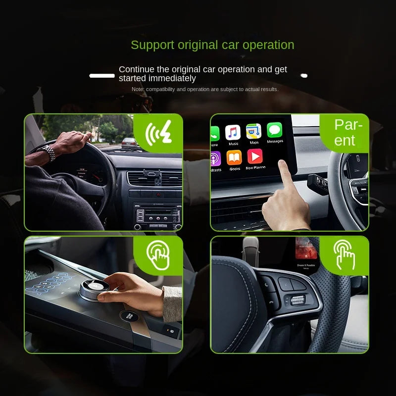 Adaptateur CarPlay sans fil 2 en 1, Dongle sans fil Android Auto, Plug & Play, voiture pour Bluetooth Smart Mini AI Box KowanKit 2026
