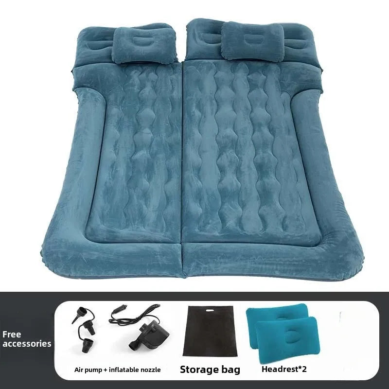 Lit pneumatique de voiture matelas de voyage arrière de voiture tapis de couchage suv matelas de chape de coffre lit d'air de couchage de voiture