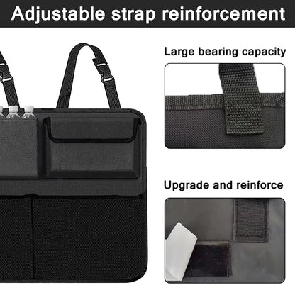 Sac de rangement multifonctionnel pour coffre de voiture SUV, sac suspendu à dossier, organisateur d'articles décoratifs pour l'intérieur du véhicule