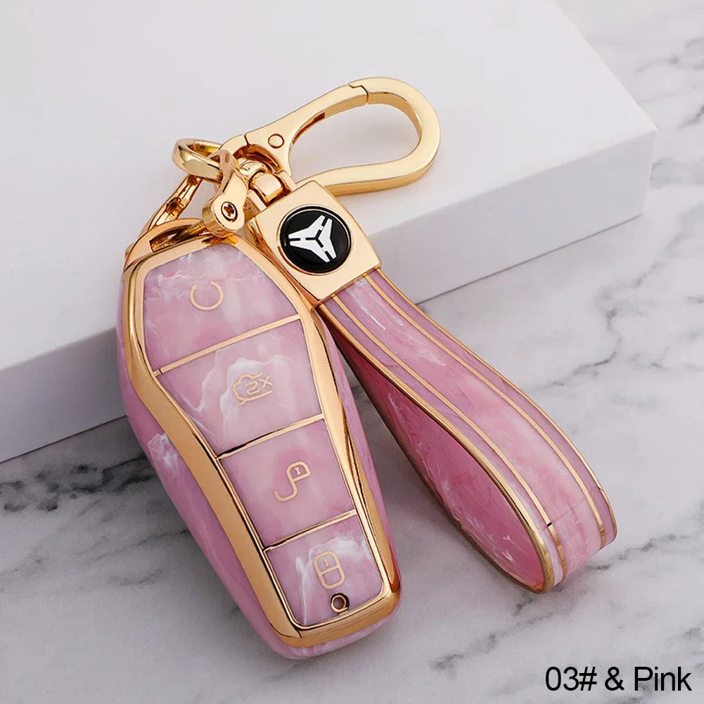 Coque en TPU pour clé de voiture, porte-clé, BYD Atto 3 Han EV DolDave Song PRO Max Tang DM Yuan DolDave E2 Qin PLUS
