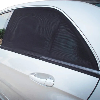 Ensemble de fenêtres d'écran 2 ou 4 pièces, pare-soleil de fenêtre premium, moustiquaire respirante pour fenêtres avant et arrière, accessoire de protection UV