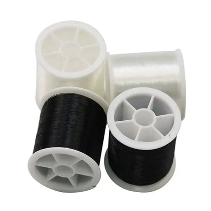 Fil Invisible en Nylon de 100M, fil inelastique pour Bracelet, cordon de bijoux, fil pour suspendre des ornements, passionnés de couture, 0.13mm