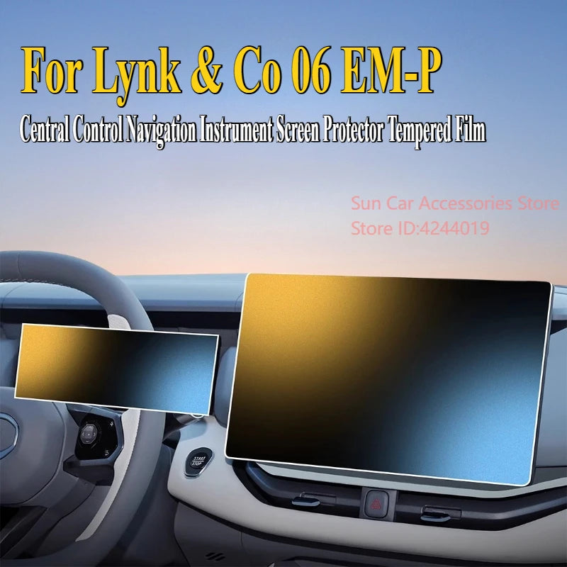 Protecteur d'écran pour Instrument de Navigation, Film trempé, accessoires modifiés pour intérieur de voiture, pour Lynk & Co 06 EMP 2025