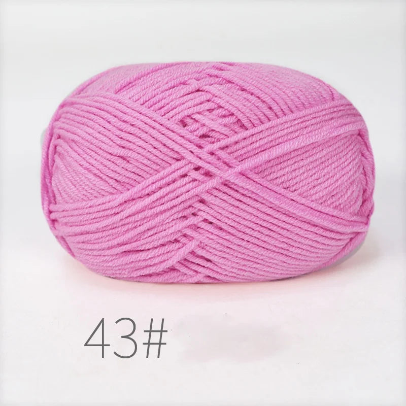 Fil à tricoter en coton doux, tissu mélangé, fil de velours en fibres épaisses, fil de laine au Crochet pour pull, bricolage