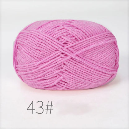 Fil à tricoter en coton doux, tissu mélangé, fil de velours en fibres épaisses, fil de laine au Crochet pour pull, bricolage